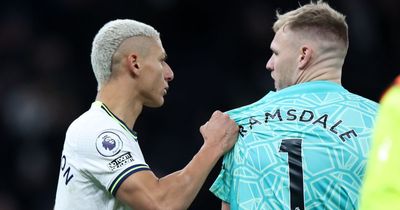 Richarlison's touchline spats and Aaron Ramsdale gesture which enraged Spurs star