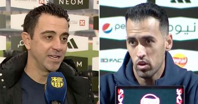 Xavi and Sergio Busquets agree on Barcelona's "animal" as boss left "speechless"