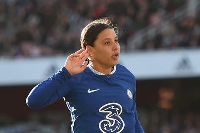 Playing the villain ‘just a bit of fun’, says Chelsea scorer Sam Kerr after snatching WSL point at Arsenal