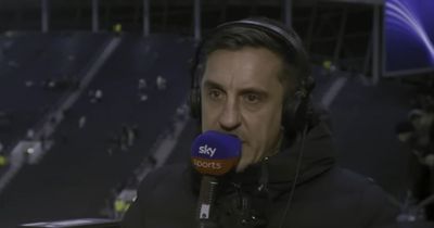 Gary Neville shows how Arsenal tables have turned with scathing dig at Tottenham