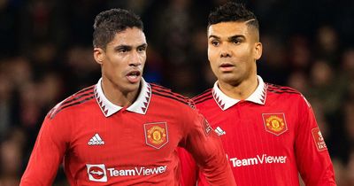 Raphael Varane sums up Casemiro impact at Man Utd after leaked transfer plan text