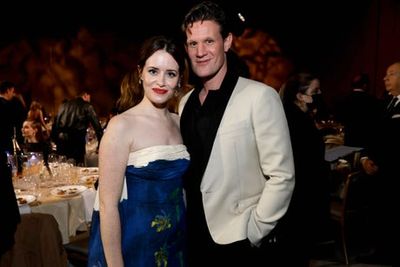 Royal reunion! The Crown co-stars Claire Foy and Matt Smith catch up at the Critics’ Choice Awards