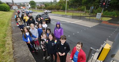 Work begins to improve 'danger road' near school after complaints from parents