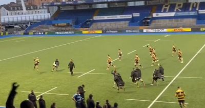Welsh rugby derby ends amid wild scenes and a classy dressing room gesture