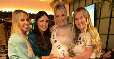 Dee Devlin celebrates her sister's baby shower at Conor McGregor's Dublin pub
