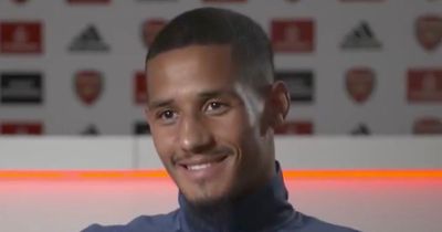 William Saliba explains why Arsenal feel "no pressure" in Premier League title race