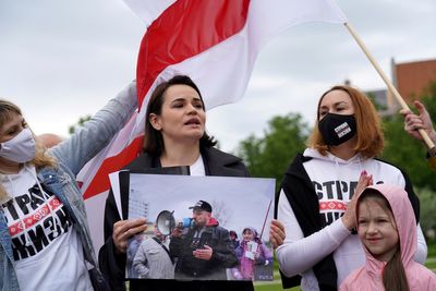 Belarus brings new charges against opposition leader's jailed husband