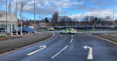 Woman and child die after being hit by Audi before it ploughed into Leeds Jaguar dealership