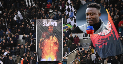 Shola Ameobi admits he is yet to see his own 'Mackem Slayer' Newcastle United flag in person