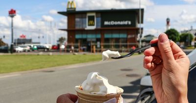 McDonald's map shows where ice cream machines are broken in the UK right now