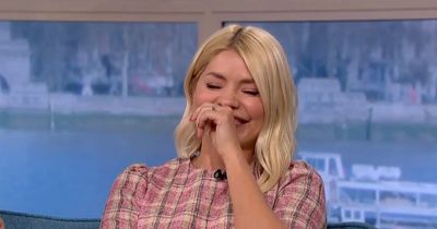 Holly Willoughby told to 'behave' as she loses it seconds into orgasm interview on ITV This Morning