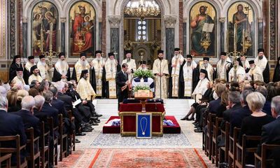 Funeral of Greece’s last king, Constantine II, takes place in Athens
