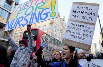 Nurses in England plan third wave of strikes next month over pay