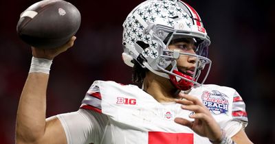 Potential no.1 pick CJ Stroud declares for NFL draft after confirming Ohio State exit