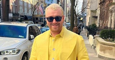 Sam Smith commands attention in eye-catching yellow shirt and blazer ahead of SNL stint
