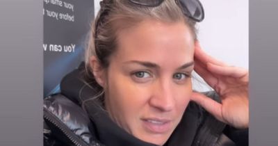 Gemma Atkinson scowls over fiancé Gorka Marquez's trip to Miami as 'everything goes wrong'