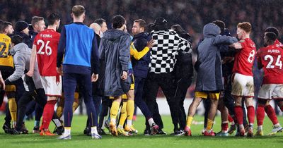 Nottingham Forest and Wolves charged by FA after Carabao Cup brawl at City Ground