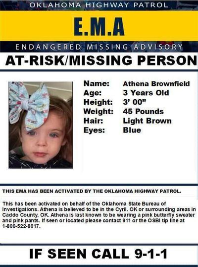 Search for Oklahoma girl, 4, turns to looking for her body