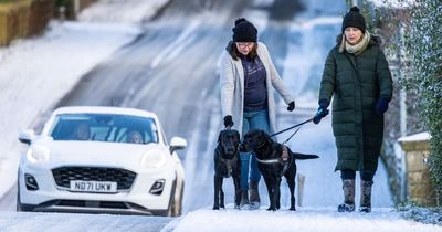 New snow and ice warnings issued by the Met Office for TODAY across large parts of UK