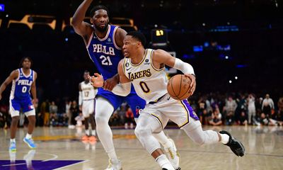 NBA says Joel Embiid didn’t foul Russell Westbrook at end of Lakers-76ers game