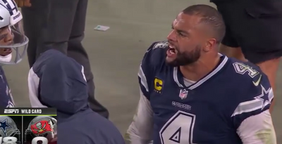 Cameras caught Dak Prescott fuming after Cowboys kicker Brett Maher missed 3rd PAT