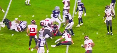 Tom Brady got away with such a dirty move while trying to tackle a Cowboys defender