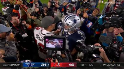 Tom Brady shared a classy moment with Dak Prescott after blowout loss to the Cowboys