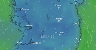 Met Eireann pinpoint arrival of snow in Dublin as temperatures plunge below freezing