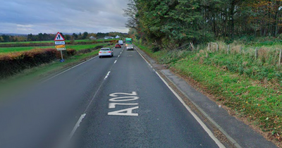 Major Edinburgh road blocked following two-car collision during rush hour