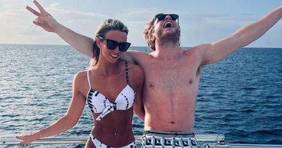 Olly Murs floors fans over 'disturbing' snap of fiancée Amelia Tank as they enjoy last holiday before becoming Mr and Mrs