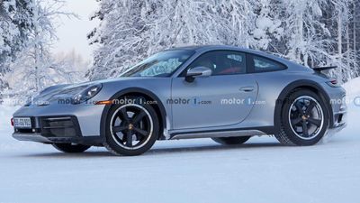 Porsche 911 Dakar Caught Testing In A Winter Wonderland With No Camo