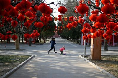 China's population shrinks for first time in more than 60 years