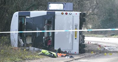 Major incident declared by Avon and Somerset Police after bus and motorbike crash