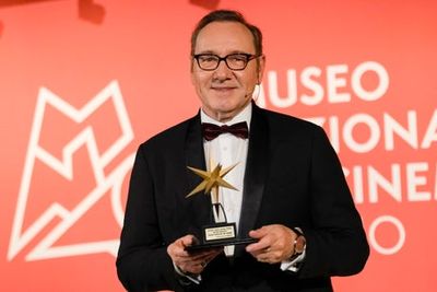 Kevin Spacey picks up lifetime achievement award in first speaking engagement since sexual assault allegations