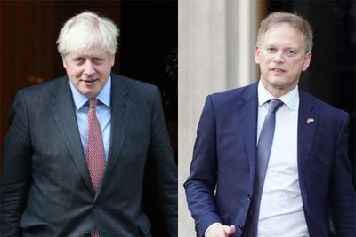 Grant Shapps says sorry for airbrushing Boris Johnson out of Twitter photo