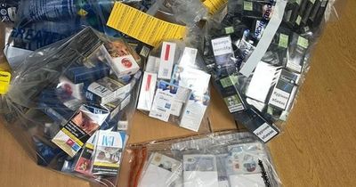 Shopkeeper arrested after counterfeit cigs and 'under the counter' prescription drugs seized