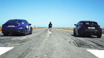 Watch Subaru WRX With CVT Drag Race Toyota GR Yaris In AWD Battle