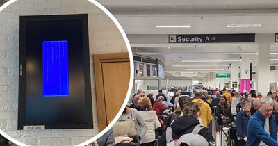 IT systems outage at Manchester Airport leads to 'painfully slow' delays in 'rammed' terminal