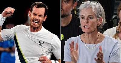 Andy Murray pushed "nervous wreck" mum Judy to drink with Australian Open thriller