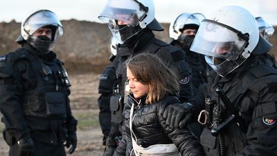 Greta Thunberg detained by police at German coal protest