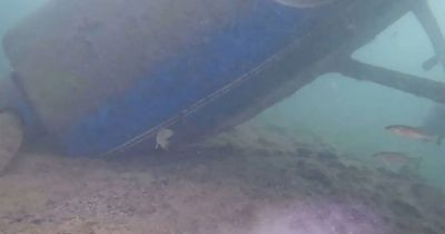 Plane found at bottom of lake after pilots were forced to make emergency landing