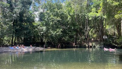 The Promised Land swimming hole near Bellingen records faecal contamination of water