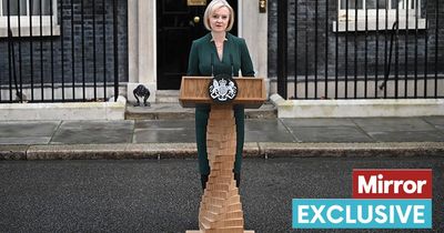 Personalised 'Jenga' lectern used by Liz Truss during 49 days as PM cost taxpayers £4,000