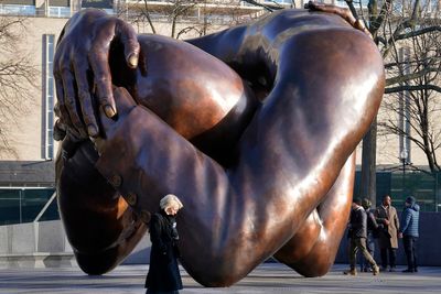 Artist who created ‘obscene’ $10m MLK embrace statue in Boston reacts to ‘trolls’