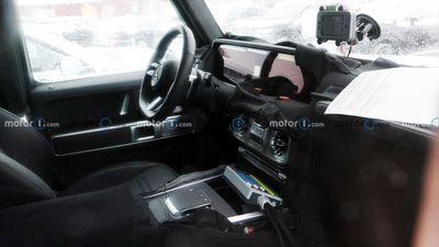 Mercedes-Benz EQG Spy Photos Reveal Electric Off-Roader's Interior