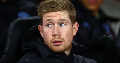 Kevin de Bruyne misses training session as Man City opponents handed boost