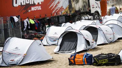 Dakar Rally Teams Show Us The Bivouac's Sleeping Accommodation