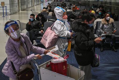 Nearly a quarter of travelers flying out of China after 'zero COVID' lift were positive for the disease, new report reveals