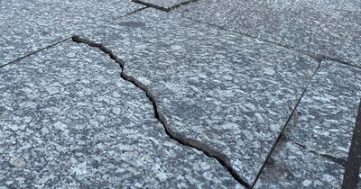 Frustration over cracked slabs in Nottingham's Old Market Square