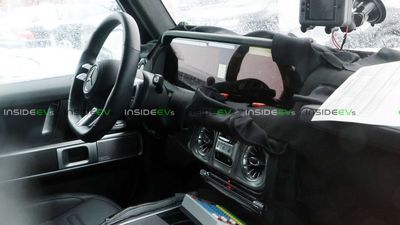Mercedes-Benz EQG Interior Revealed In New Set Of Spy Photos
